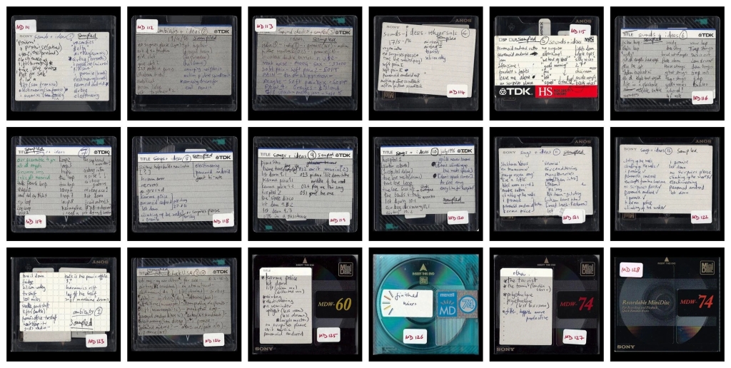 Minidiscs [Hacked] – a piece of music history in the World Wide Web.